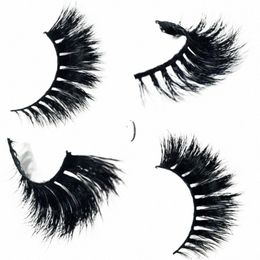 in USA 50pairs 3D Mink Hair Natural Cross False Eyeles Lg My Makeup Fake Eye Les Extensi Make Up Beauty Tools 78u6#