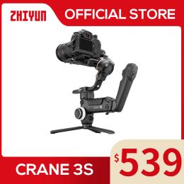 Heads ZHIYUN Official Crane 3S/Crane 3SE 3Axis Handheld Stabiliser Extendable Arm payload 6.5KG for DSLR Camera Video Cameras Gimbal