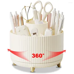 Storage Boxes 360° Rotating Makeup Organizer Large Capacity Lipstick Container Multifunctional For Home Bedroom Dresser