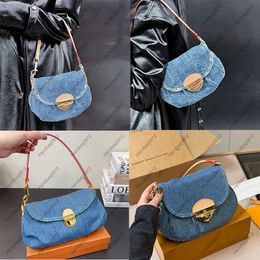 Bolsa jeans feminina bolsa de designer de jeans bolsa de transporte Hills Pochette bolsa SUNSET bolsa de ombro bolsa de axilas bolsa de moda carteira bolsa de primavera sacos crossbody