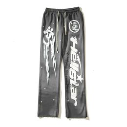 Herrenhosen Y2K Vintage Herren Streetwear Grey Baggy Cargo Hosen Jogger Schwarz Blue Flare gestapelt rote Jogginghose Kleidung Chenghao03 858