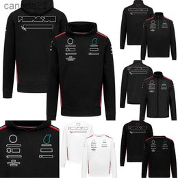 F1 Hoodie Formula Official Black Sweatshirts New Season Team Uniform Racing Clothing Same Mens Loose Hooded Sweat 0CX8