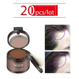 Products Sevich 7Color Hair Fluffy Powder 20pcs/lot Black Root Cover Up Natural Instant Hair Line Shadow Powder Hair Concealer