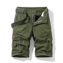Men's Shorts 2023 New Product Shorts Mens Spring/Summer Breeze Cotton Bermuda Solid Denim Casual Multi Pocket Pants Mens Product Shorts 24323