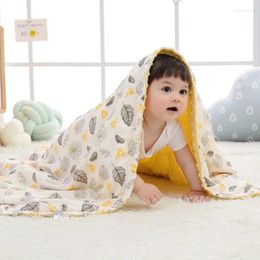 Blankets Infant Baby Gauze Bamboo Cotton Comfortable Blanket Breathable And Washable Four Seasons Air-Conditioning For Infants