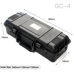 Bags 363*165*105mm Military Gun Case Shockproof Safety Instrument Box Sealed ToolBox for Outdoor Tactical Equipment Protective Case