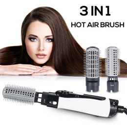 Brushes Professional 3 in 1 Hair Dryer Brush 1000W Curling Iron One Step Hair Dryer Electric Blow Dryer Brush Hairdryer Roller Styler