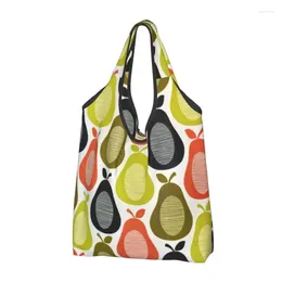 Storage Bags Kiely Orla Floral Groceries Tote Shopping Women Scandinavian Shoulder Shopper Bag Large Capacity Handbags