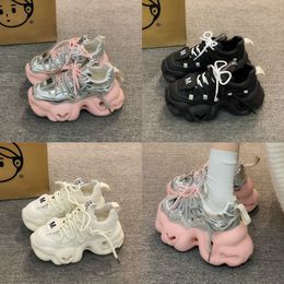 Daddy shoes for women show foot small early spring small man increase thick sole leisure sports platform shoes GAI