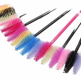 2500 pcs Waterdrop Nyl Mascara Wands for L Extensi Brow Microblading Tools Disposable Brush for Makeup Accories E158#