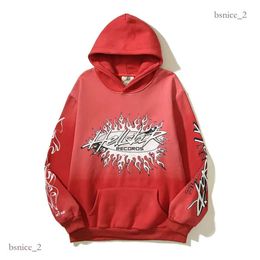 Designer Hoodie Hellstar Men Pullover Spiderweb Star Flash Long Sleeve Street Hip-hop Sweatshirts Blue Red Grey Black White Yoga Vintage Hoodios 221