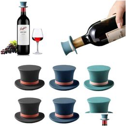 Drinkware Lid Three Color Sile Cap Champagne Beer Bottle Cork Sealing Bar Kitchen Tool Vacuum Th9 Drop Delivery Home Garden Dining Otblw