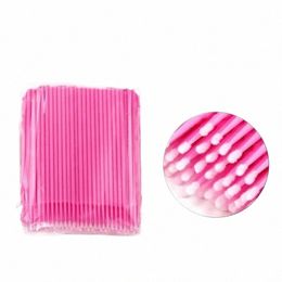 100/5pcs Micro Brushes Cott Swab Eyel Extensi Disposable Eye L Glue Cleaning Brushes Applicator Sticks Makeup Tool New y5Ff#