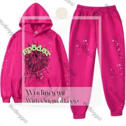 Designer Men Tracksuits Hoodie Sp5der Casual Pants Spider Web Print Mens Women Pullover Sweatshirts Young Thug Mans Graphic Y2k Hoodies Joggers Sweatsuits 594