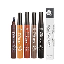 4 Point Eyebrow Pencil Maquillajes Waterproof Liquid Eyebrow Pen Makeup Long Lasting Cosmetic Eyes Makeup Brow Pencil