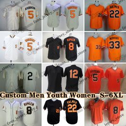 Custom S-6XL Retro Baseball 8 Cal Ripken 1983 Jersey 2 Jj Hardy 1954 25 Rafael Palmeiro 1998 5 Brooks Robinson15 Hoyt Wilhelm 1960 17 Bj Surhoff 2000 6 Jonathan Schoop