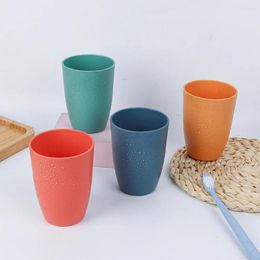 Mugs 4 Pcs Water Glasses Mouthwash Cup For Home Bathroom Simple Dormitory Toothbrush Cups Plastic