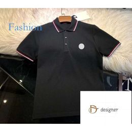 Koszula polo męska designerka koszulka Polo T Shirt damska moda krótki rękaw czysty bawełniana litera druk projekt 20 kolorów hurtowa cena męska koszulka polo designer