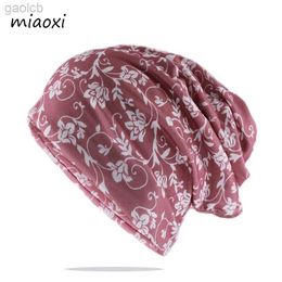 Wide Brim Hats Bucket Hats Womens Spring and Autumn Warm Dance Beans Skullies Suitable for Young Girls Hip Hop Hat Scarf Casual Soft Cotton Colored Womens Hat 24323