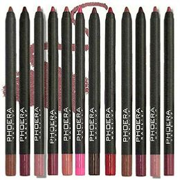 Waterproof Matte Lipliner Pencil Sexy Red Contour Tint Lipstick Lasting Non-stick Cup Moisturising Lips Makeup Cosmetic 12Color A121