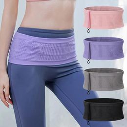 Waist Bags Sport Pack For Men Women Seamless Large Capacity Breathable Running Belt Bag With Hook Adjustable Phone Exercise