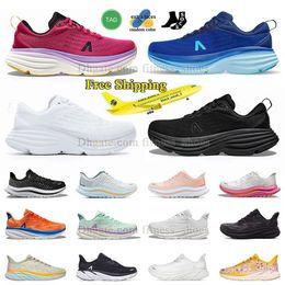 Free shipping kawana running shoes clifton 9 carbon x sneakers x2 mach one one bondin 8 free people grey lilac marble cloud pale mauve peach whip trainers tennis