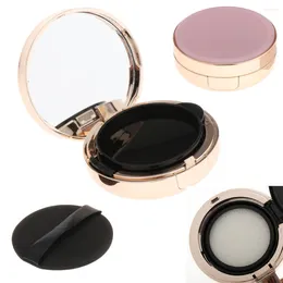 Storage Bottles DIY Foundation Box Empty With Powder Puff BB Cream Container Makeup Case Mirror Cosmetic Air Cushion
