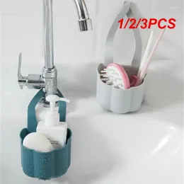 Kitchen Storage 1/2/3PCS Portable Home Drain Basket Sink Holder Adjustable Soap Sponge Hanging