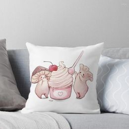 Pillow The Mushrooms Found Ice Cream Throw Luxury Living Room Decorative S Sofa Autumn Pillowcase