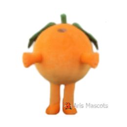 Mascot Costumes 2m Iatable Orange Mascot Costume Walking Blow Up Fruit Suit Carnival Fancy Dress for Entertainments
