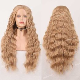 13*4HD Medium roll Highlight Lace Front Human Hair Wigs For Women Lace Frontal Wig Pre Plucked Honey Blonde Colored Synthetic Wigs Hair Products Hair Wigs More colors