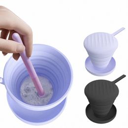 silice Makeup Brush Cleaning Bowl Portable Cosmetic Brush Cleaner Scrubber Mat Foldable Puff Holder Makeup Brush Cleaning Tool 97Qg#