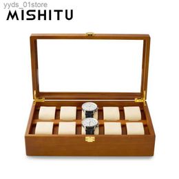 Jewelry Boxes MISHITU Solid Wood s Storage Box Jewelry Box for s Premium Jewelry Storage Organizer Case Display Boxes L240323