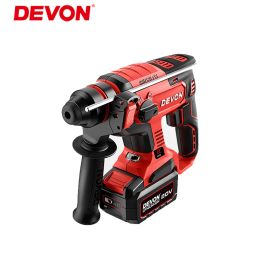 Hammer DEVON 5401 Cordless Rotary Hammer 1.7J 4500ipm 2.1Kg Bare Tool Brushless Motor Share Rechargerable 20v Battery Platform