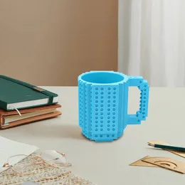 Mugs Creative Milk Mug DIY Build-On Brick Portable Coffee Drinkware Birthday Gifts For Friends
