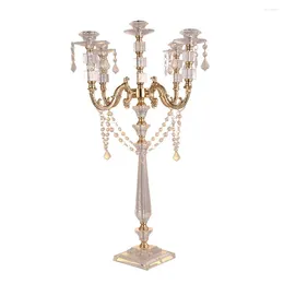 Decorative Plates Wedding Decoration Centrepieces Gold Crystal Candelabra