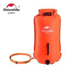 Covers Naturehike Inflatable Swimming Buoy Waterproof 28L Storage Dry Bag Adjustable Belt Flotation Bag Dual Airbag Swim Drifting Float