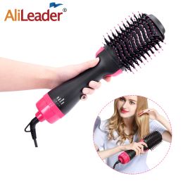 Dryer Alileader OneStep Volumizer Enhanced Hair Dryer And Hot Air Brush Optimise For Durable Motors Anti Frizz BlowDryer Brush