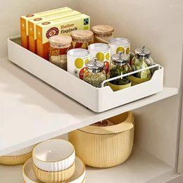 Kitchen Storage Pull Out Cabinet Organizer Fixed With Damping Guide Slide Pantry Shelves Heavy Duty Sliding Drawer Shelf For