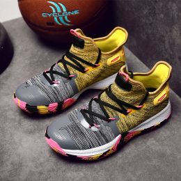 Shoes Brand Men Sneakers for Basketball Gym Sports Training High Quality Cushion Basketball Shoes Couple Men High Top Athletic Shoes