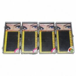 4 Tray Navina Pro 0.15C Curl 8/10/12/14MM Natural False Eyeles Extensi Makeup Tool Soft Fake Eye Les for Eye Beauty N0PR#