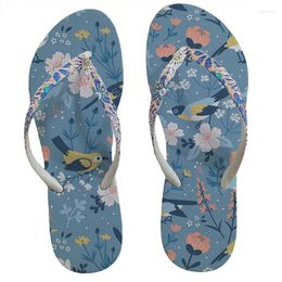 Slippers Flip Flops Women Wear Cute Cartoon Clip-on Beach Shoes Fashion Everything Flat Non-slip Home And Outside Sandals