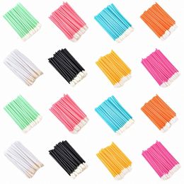 50pcs Disposable Make Up Lip Brush Lipstick Gloss Wands Applicator Makeups Lip Brushes Portable Extensi Cosmetic Beauty Tool U2K2#