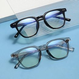 Sunglasses Frames Literary Korean Version Of The Classic Black Frame Men And Women Personality Round Face Glasses Ultra-light Simple