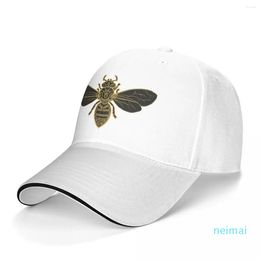 Ball Caps Bee Baseball Cap Mandala Bees Hippie Trucker Hat Man Funny Logo