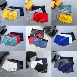 Mens Casual Underpant Summer Sport Breathable Boxers Sexy Male Uderwear Letter Printed Briefs