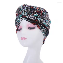 Ethnic Clothing Bohemian Women Turban Fashion Muslim Hijabs Africa Turkey Head Wraps Hats 2024 Winter Female Caps