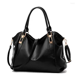 Bag Women's Fashion Handbag 2024 Style For Autumn And Winter Soft Leather Middle-Aged Ladies Shoulder Messenger