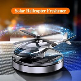 Car Air Freshener Solar car air freshener helicopter propeller perfume indoor accessories perfume diffuser decoration 24323