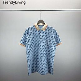 New Designer Polo Shirts Men Luxury Polos Casual Mens T Shirt Snake Bee Letter Print Embroidery Fashion brand mens Tshirts polo